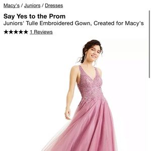 Macy’s Prom Dress